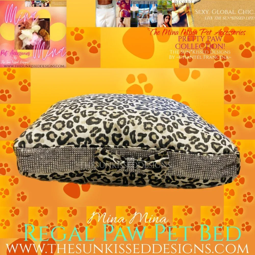 2 Mina Mina Regal Paw Pet Beds By~The Sun*Kissed Designs